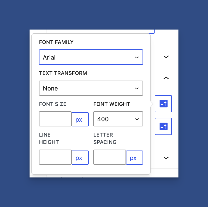 Typography Options for Sharing Text