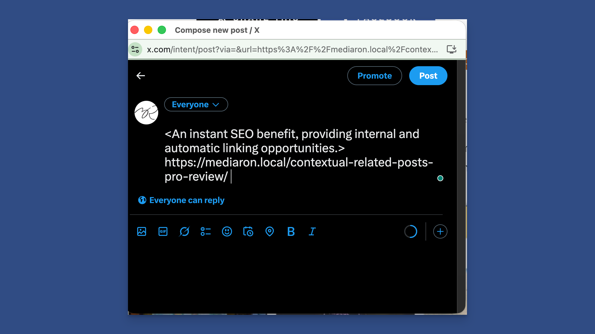 Suffix and Prefix Shown for Text Sharing