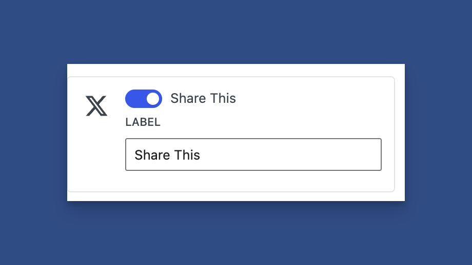 Share This Button Text is Configurable on the Frontend