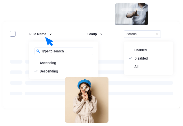 Quickly Find and Manage Your Rules