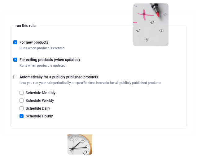Scheduling Options