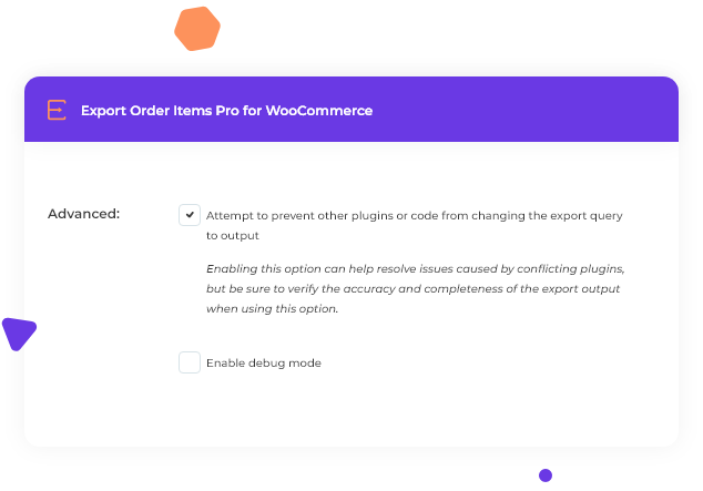Developer friendly features