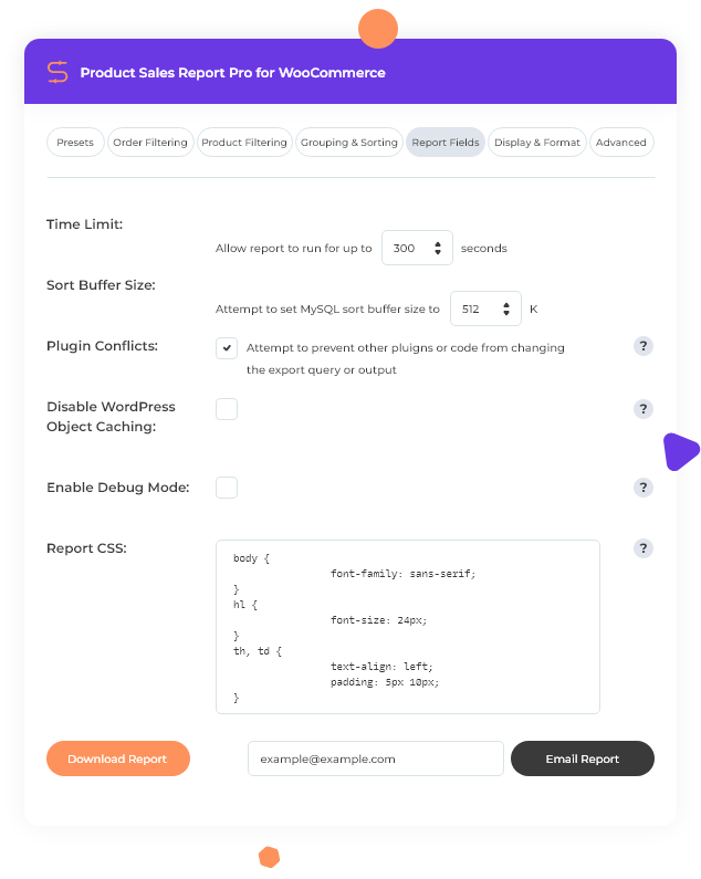 Developer friendly features