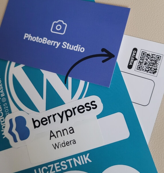 QR code photo uploads at an event