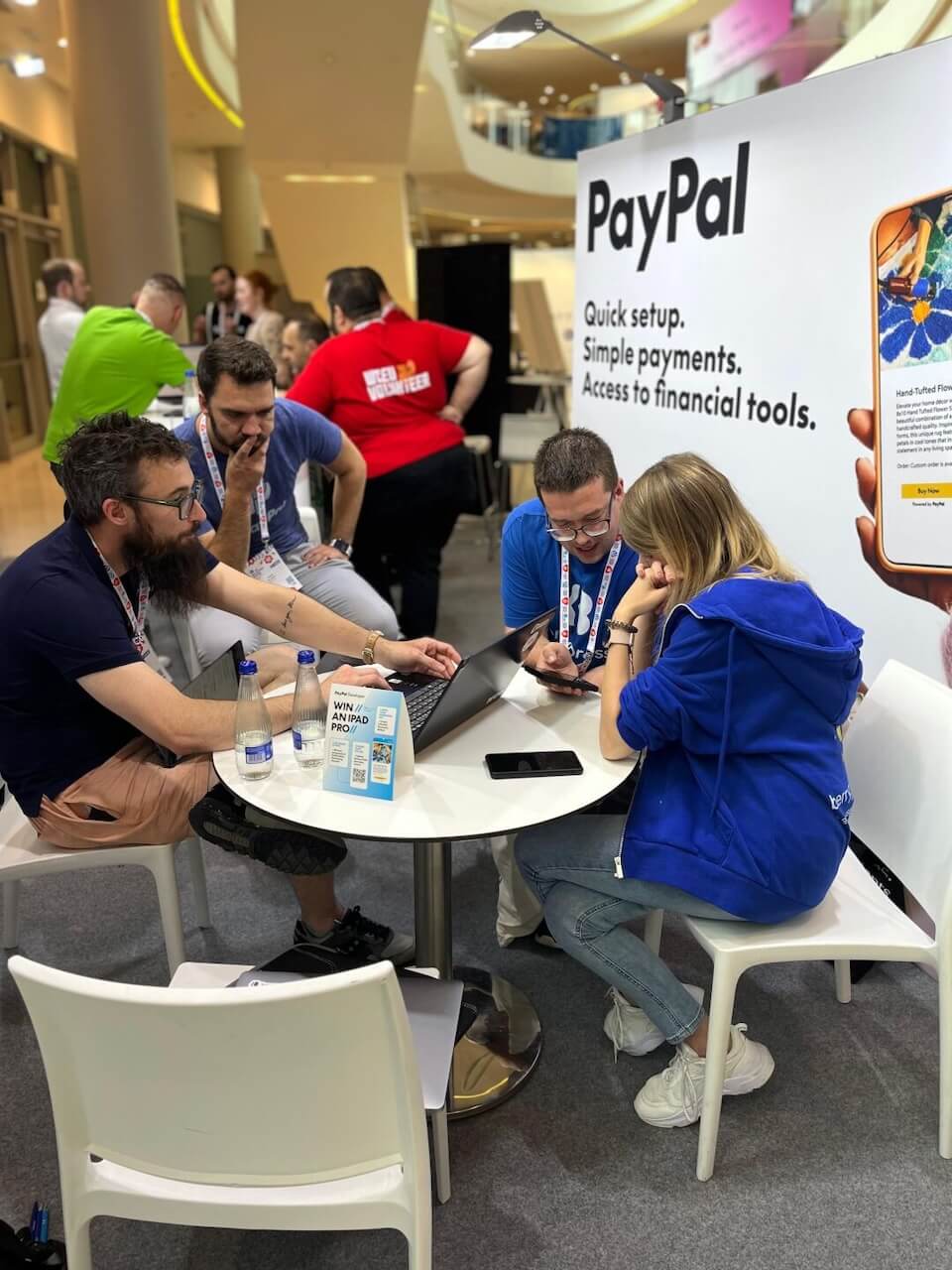 BerryPress and PayPal team troubleshooting at WordCamp Europe 2026, Kraków